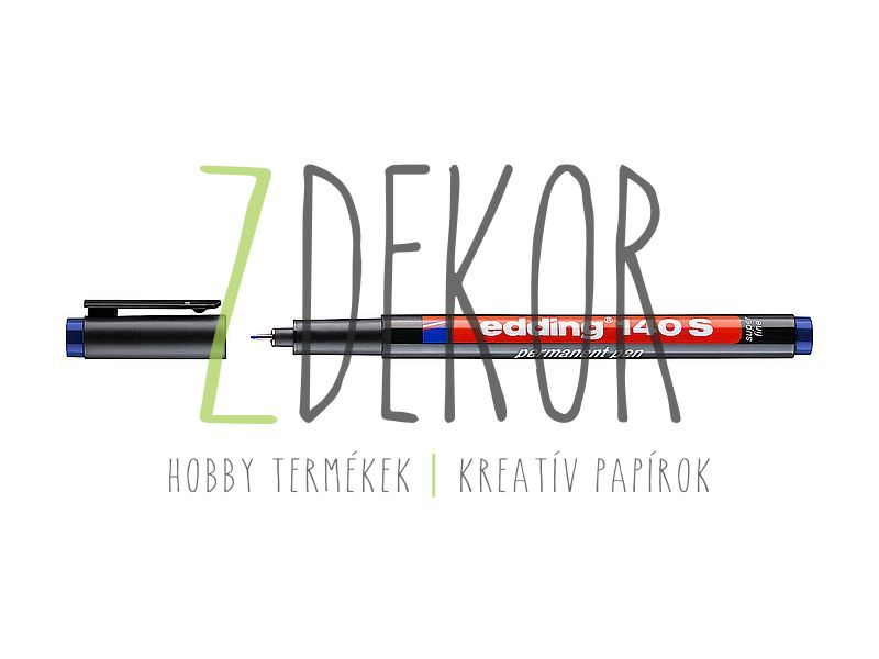 Alkoholos filc Edding 140 S kék