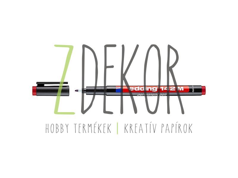 Alkoholos filc Edding 142 M piros