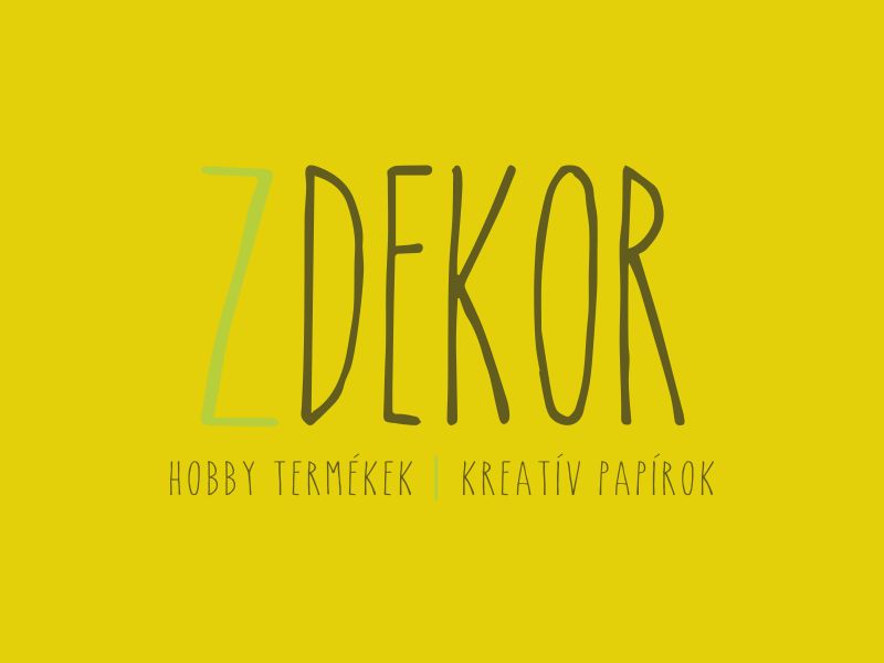 Dekorgumi színes 20x30cm 2mm citromsárga
