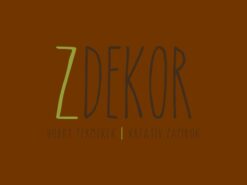 Dekorgumi színes 20x30cm 2mm csokoládé