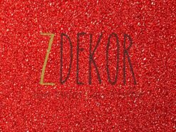 Dekorgumi csillámos öntapadós 20x30cm piros