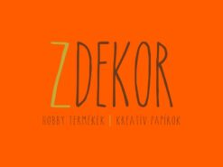 Dekorkarton 70cmx100cm 230 g narancs