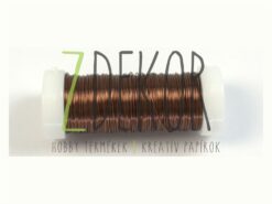 Drót - alumínium 0,37mm×30m barna