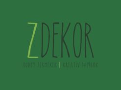 Dekorgumi színes 20x30cm 2mm fenyőzöld