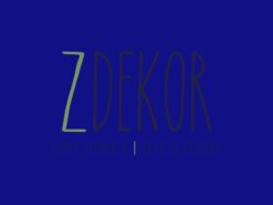 Dekorgumi színes 20x30cm 2mm sötétkék