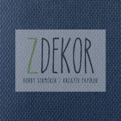 Vászonprégelt 72cmx102cm 120g kobaltkék Classy Covers (MN)