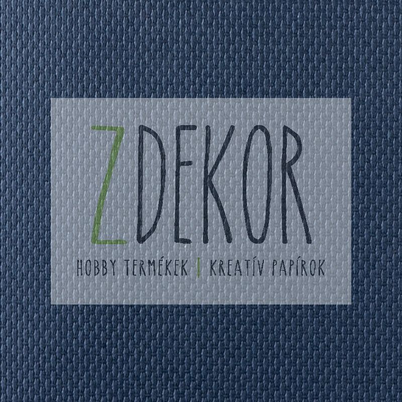 Vászonprégelt 72cmx102cm 120g kobaltkék Classy Covers (MN)