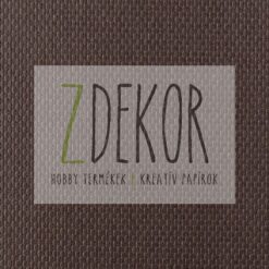 Vászonprégelt 72cmx102cm 120g kávé Classy Covers (MN)