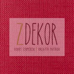 Vászonprégelt 72cmx102cm 120g piros Classy Covers (TT)