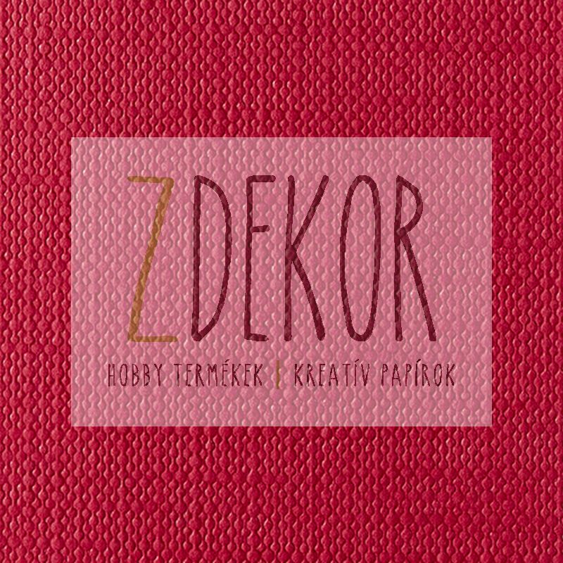 Vászonprégelt 72cmx102cm 120g piros Classy Covers (TT)